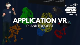 APPLICATION REALITE VIRTUELLE  PLANKTOQUEST  FR  Quest Hand Tracking [upl. by Fermin412]