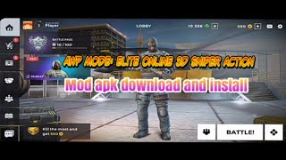 How to download and install AWP Mode Elite online 3D sniper action mod apk [upl. by Seessel]