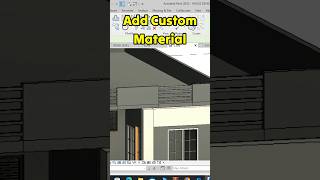 ✅Add Custom Material In Revit revit architecture ytshorts viralshort [upl. by Zebedee]