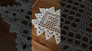 unpinning my latest crochet doily blocking crochet foryou [upl. by Karr]