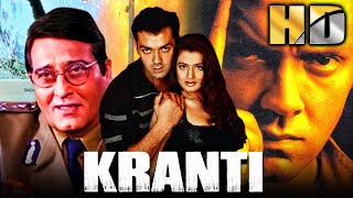 Kranti HD  Bollywood Superhit Action Movie  Bobby Deol Vinod Khanna Ameesha Patel  क्रांति [upl. by Ahteral]