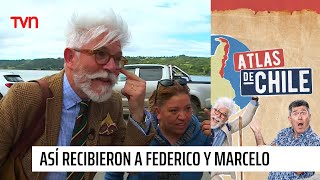 Así recibieron a Federico Sánchez y Marcelo Comparini en su primer viaje a Chiloé  Atlas de Chile [upl. by Adnole]