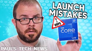 Intel’s 12th Gen Launch What Went Wrong Tech News Nov 7 [upl. by Liek291]