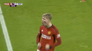 Rasmus Hojlund Goal vs Tottenham  Man United vs Tottenham [upl. by Huxham]