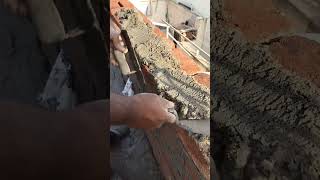 How to Brick Joint construction brickwork house bilding home ytshorts youtube india [upl. by Odragde]