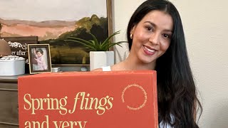 Fabfitfun Unboxing Spring Box 2024 with addons fabfitfun unboxingvideo [upl. by Ginni81]