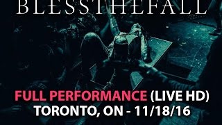 Blessthefall  FULL SET LIVE HD  The Retrograde Tour Toronto ON 111816 [upl. by Bay]