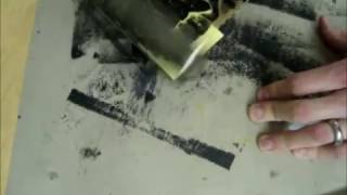 How to make a Collagraph Print using Cardstock Scissors and Glue [upl. by Lamaj]