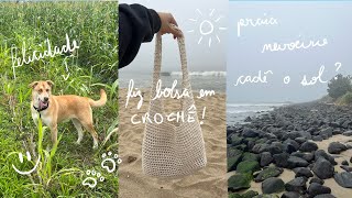 Vlog ✨ • PRAIA na neblina cachorros felizes e desenhando ✍🏻 • [upl. by Hunter]