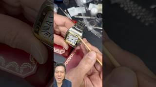 How to tell the difference between a real and fake Cartier Santos rolex watches [upl. by Robbi]