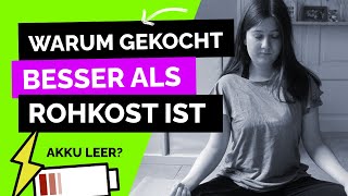 Darum ist gekochte Nahrung bei chronischer Müdigkeit besser als Rohkost  TCM Müdigkeit [upl. by Ahsinauq542]