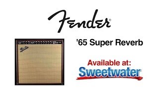 Fender FSR 65 Super Reverb Tube Combo Amplifier Demo  Sweetwater Sound [upl. by Redmund889]