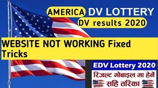 How to check view EDV result dv lottery 2020 nepal name list [upl. by Rovit]