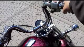 Suzuki VS800 Intruder Slash Cut Exhaust Sound [upl. by Nuriel]