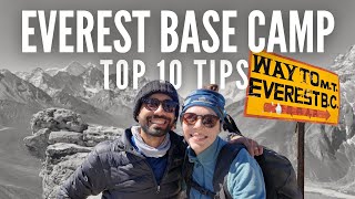 TOP 10 TIPS BEFORE attempting Everest Base Camp 2024  Nepal [upl. by Rebmak]