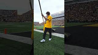 Iowa Crowd Chants IOWA After Touchdown iowahawkeyes shorts [upl. by Cassaundra]