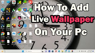 Transform Your Desktop with Live Wallpapers  How to Set Live Wallpaper On Pc [upl. by Gujral908]