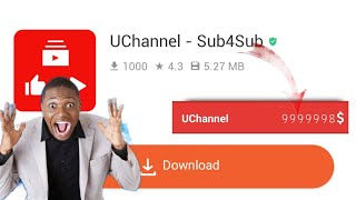 uchannel hack unlimited coins  u channel mod apk  u channel  sub4sub unlimited coins [upl. by Nirehtac]