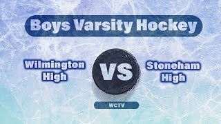 Wilmington High School Boys Varsity Hockey vs Stoneham High 2024 Playoff Game [upl. by Nassi987]