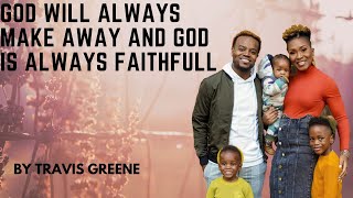 Travis Greene Shares how God moved in his familys life live Music [upl. by Kinemod291]