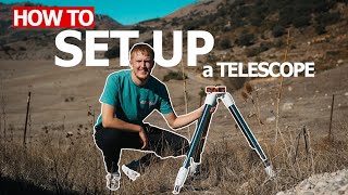 How to Setup a Telescope Properly  Part 1 Tripod Positioning Levelling and Tips [upl. by Barstow]