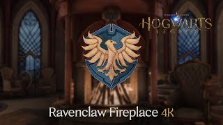 Hogwarts Legacy  Ravenclaw Fireplace 4K [upl. by Nemlaz]