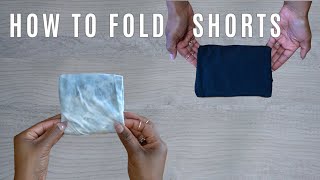 How to Fold SHORTS  Judi the Organizer [upl. by Novla]