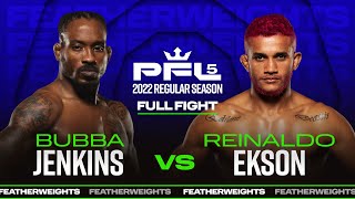 Bubba Jenkins vs Reinaldo Ekson  PFL 5 2022 [upl. by Marchal846]