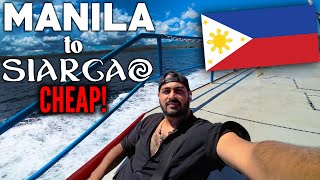 Manila to Siargao WITHOUT FLYING by Ferry 🇵🇭 Siargao Philippines Budget Travel [upl. by Drain]