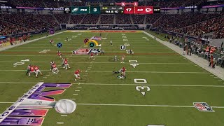 Patrick Mahomes no look pass Madden 24 [upl. by Ahsiak]