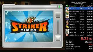 Mario Strikers Charged  All Challenges Speedrun  3917 [upl. by Morena633]