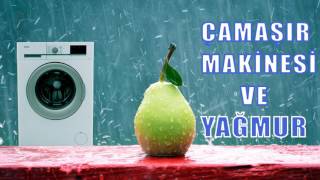 ★ Çamaşır Makinesi Sesi ★ 1 SAAT ★ Bonus Yağmur Sesi [upl. by Yessac286]