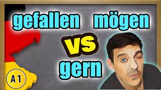 How to say LIKE in German and the difference between quotgefallenquot amp quotmögenquot 🎯 [upl. by Remos620]