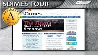 5Dimes Sportsbook Tour [upl. by Nnaylrebmik]