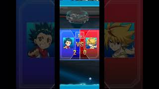 valt VS free Beyblade burst rivals game play [upl. by Pantin]