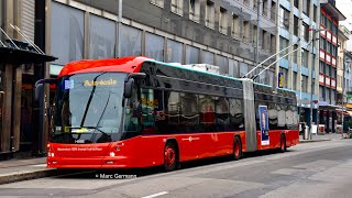 Verkehrsbetriebe Biel  Transports publics biennois le 25novembre2020 [upl. by Novia]