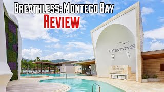 Breathless Montego Bay Junior Suite King Swim Up Room Review [upl. by Eskill]