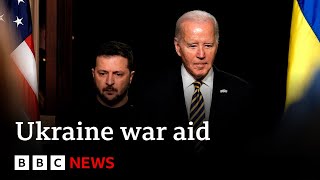 Ukraines Zelensky facing US political deadlock over aid  BBC News [upl. by Megan]