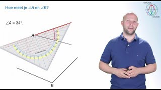 De geodriehoek  Hoe meet je een hoek havovwo 1  WiskundeAcademie [upl. by Telfore580]