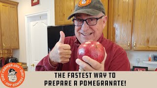 The FASTEST Way to Prepare a Pomegranate [upl. by Almallah19]