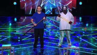 Dustins Dojo Comedy Karate Act Defends Golden Buzzer Save Americas Got Talent 2014 [upl. by Vittoria]