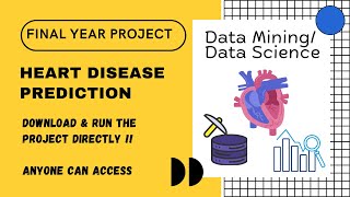 FREE HEART DISEASE PREDICTION FINAL YEAR PROJECT WITH CODE ✅ DATA MINING PROJECT ML  DATA SCIENCE [upl. by Aloysius]