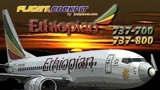 ETHIOPIAN Cockpit Boeing 737700800 [upl. by Marco]