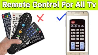 Remote control for all TV  smartphone ko TV remote kaise banaye  TV remote control app [upl. by Danya879]