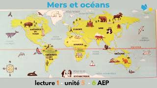 Mers et océans  lecture 1  unité 5  mes apprentissages en français  5 AEP  édition 2021 [upl. by Norreg]