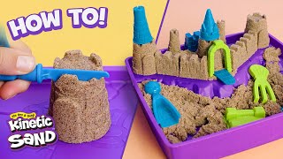 NEW Deluxe Beach Castle Playset How To  Kinetic Sand  Toys for Kids [upl. by Asyla152]