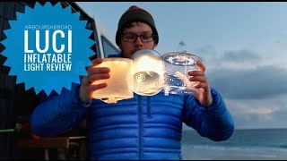 Gear Review The Mpowerd Luci Solar Inflatable Waterproof Lights [upl. by Elletnuahc404]