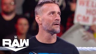 CM PUNK is BACK at WWE  WWE Raw Highlights 112723  WWE on USA [upl. by Pepin]