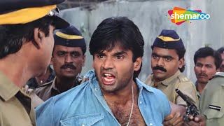 मैंने कोई जुर्म नहीं किया हैं  Raghuveer HD Part 3 Sunil Shetty Shilpa Shirodkar Suresh Oberoi [upl. by Yeniffit]