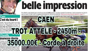 12 octobre 2024 1 Course 4  CAENTROT ATTELE  2450m  3500000€  Corde à droite [upl. by Lifton391]